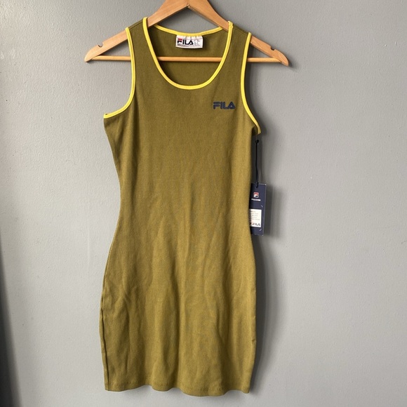 Fila Mattea Dress in Olive - Picture 2 of 6